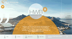 Desktop Screenshot of hwb.co.za