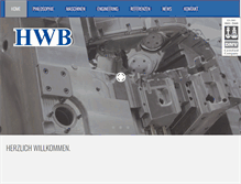 Tablet Screenshot of hwb.co.at